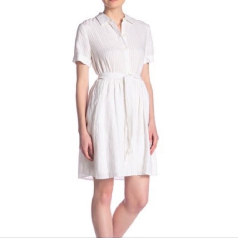 NWT Frame Denim Belted Linen Skirt Dress